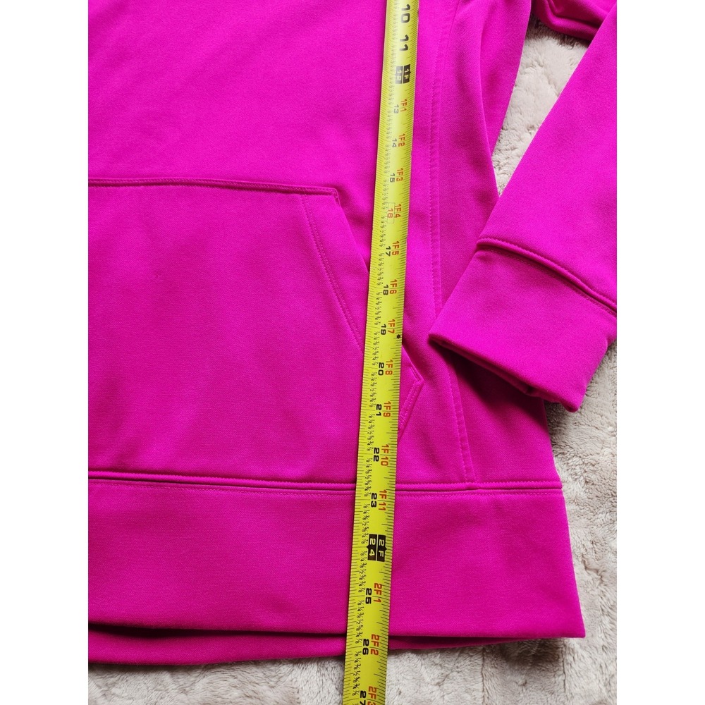 The North Face Womens Fuchsia Pink Pullover Hoodie Graphic Logo Sweatshirt M - Picture 9 of 10